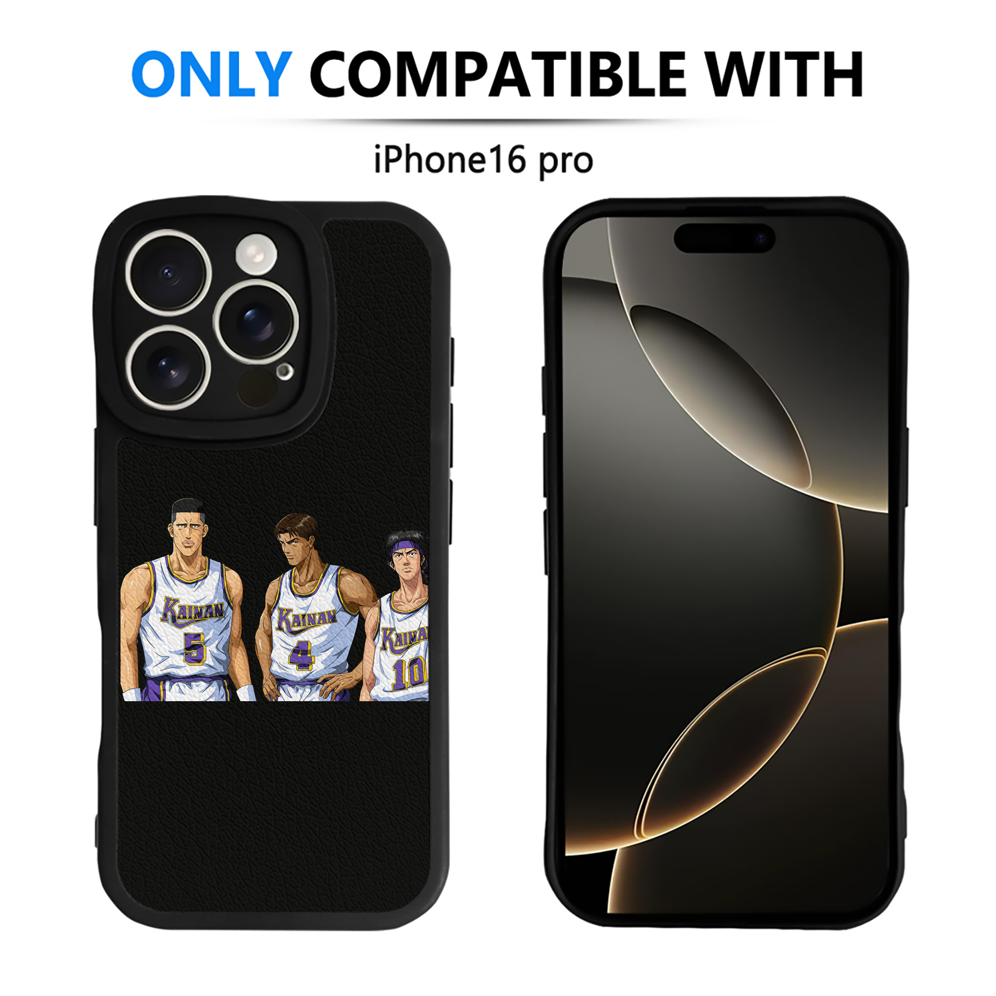 （画像用） SLAM DUNK／スラムダンク 【iPhone 16シリーズ対応】シリコンスマホケース（レザー調） 材質：シリコン